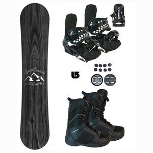 $800 Symbolic Knotty Snowboard+Bindings+Boots Men Women Complete Package SET NEW